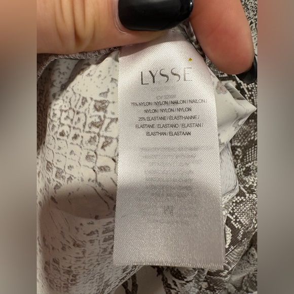 LYSSE- Schiffer Snake Print Button Down Top - Picture 6 of 7
